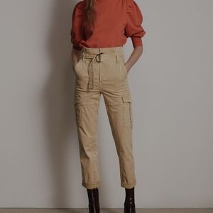 FRAME sz 30 Paperbag Khaki Cargo Pants